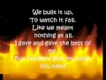 I Cant Hate You Anymore - Nick Lachey (LYRICS)