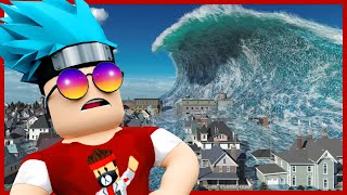 zvládnu NEJVĚTŠÍ TSUNAMI v ROBLOXU? /w @Matesman45