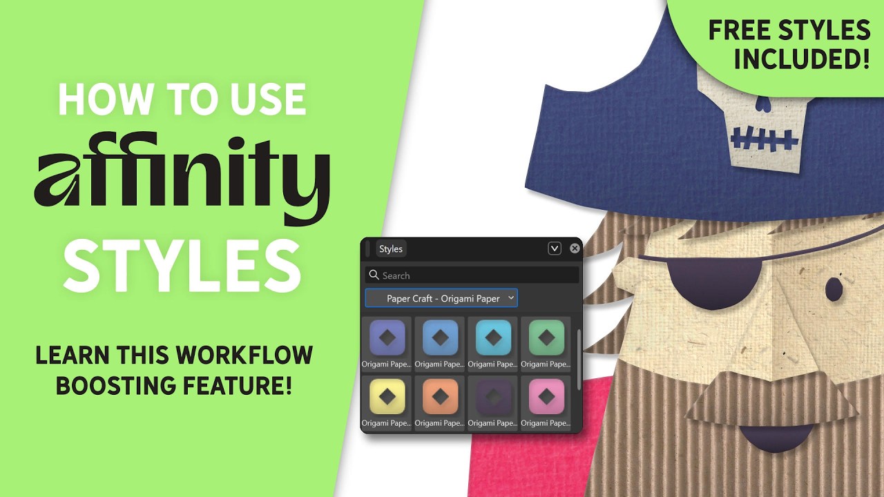 Affinity Styles Panel | How to use Affinity Styles | Affinity Studio ...