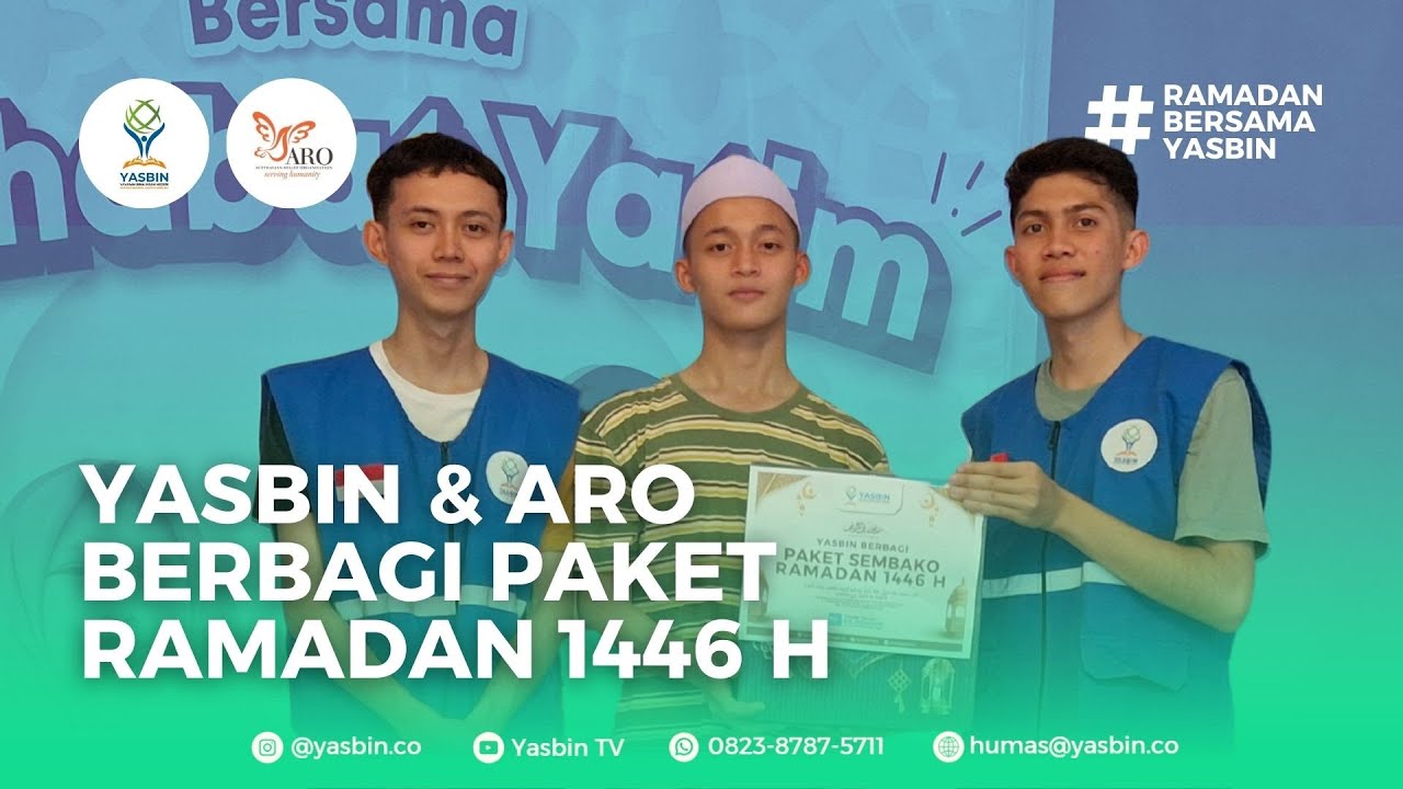 YASBIN BERBAGI PAKET SEMBAKO RAMADAN \u0026 PAKET PERLENGKAPAN SEKOLAH