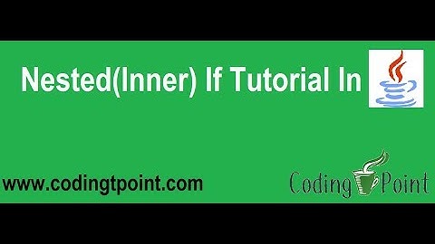 Java Programming - Nested If Statement
