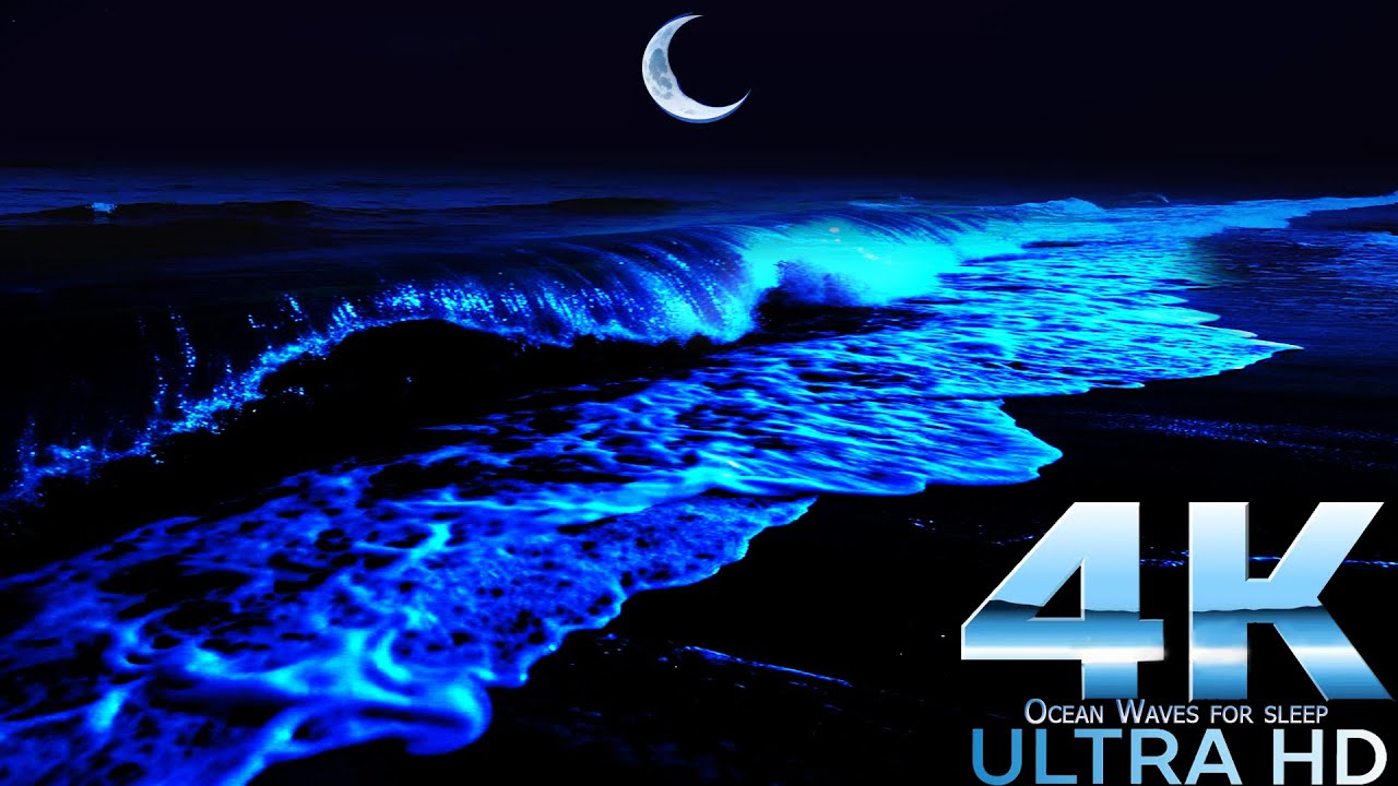 Fall Asleep In Under 3 Minutes - 10 Hours of Soothing Ocean Sounds to Calm the Mind Relaxation