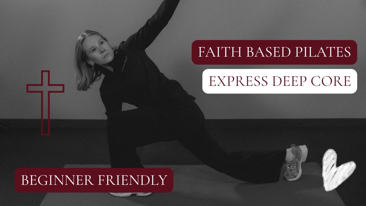 EXPRESS DEEP CORE | 10 MINUTE CORE WORKOUT | FAITH BASED PILATES | BEGINNER FRIENDLY
