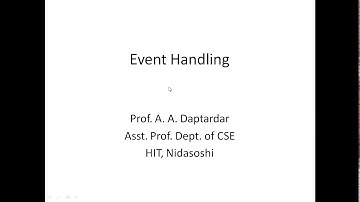 OOC Module 5 - Event Handling Part 1