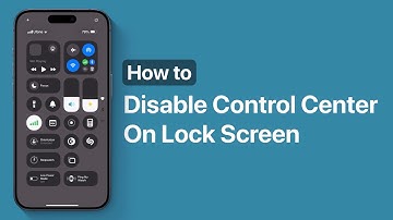 How To Disable Control Center From Lock Screen On iPhone 16