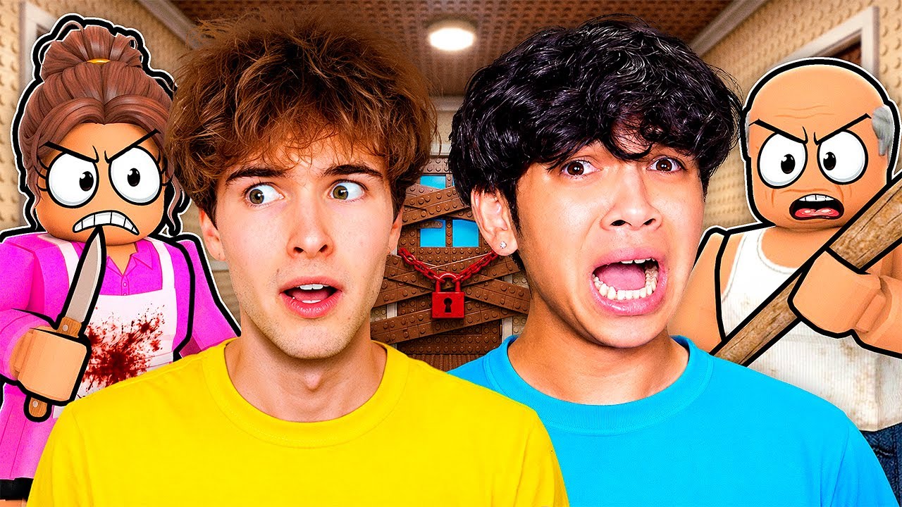 ESCAPING OUR EVIL PARENTS IN ROBLOX...