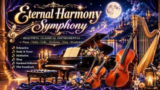🌌 Eternal Harmony Symphony ✨ Beautiful Classical Piano, Violin & Cello for Sleep, Study & Relaxation