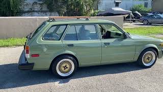 Rutledge Wood built 1983 Honda Civic Wagon Walk Around