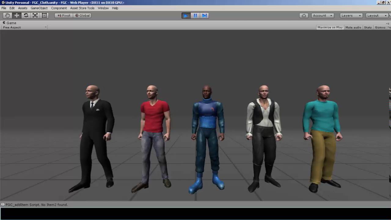 free unity character models