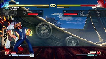 STREET FIGHTER V. Guile Boom Loop!