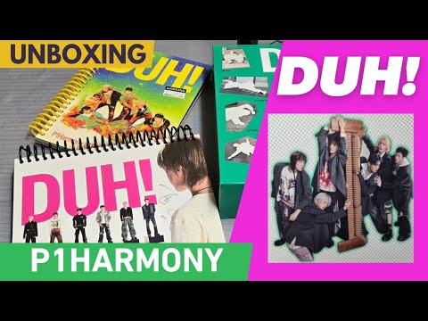 Unboxing P1Harmony DUH!