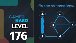 Game is hard level 176 walkthrough solution 