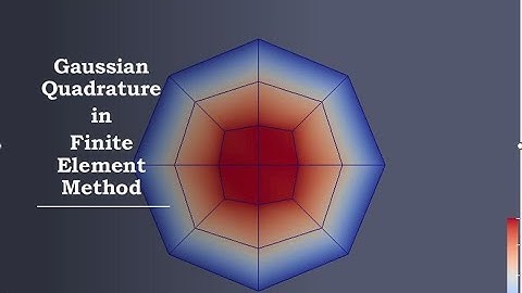 Gaussian Quadrature formulas in FEA[Calculation of Area; Detect Point]