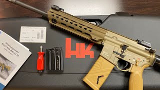 Quick Unboxing Video: German Market Exclusive Heckler & Koch Model MR223 RAL8000 B&T Import