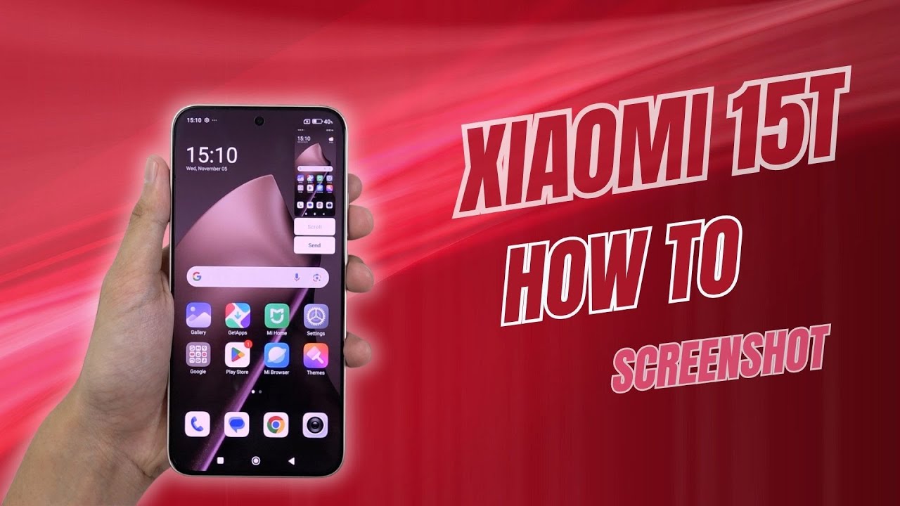 Xiaomi 15T Screenshot | How to Take Screenshot on Xiaomi 15T