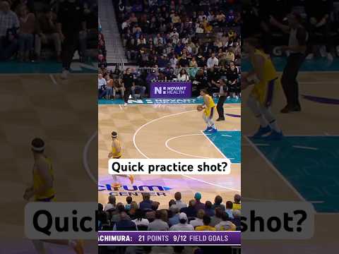 Casual Luka heave from 3/4 court 🤣