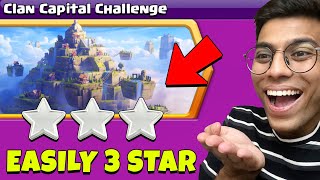 easiest way to 3 star Clan Capital Challenge (Clash of Clans)
