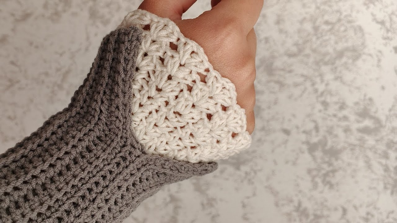 جوانتي فكتوريا 🥰♥️ابسط و اسرع شرح #crochet #جوانتي #فيكتوريا #كروشيه#كروشيه_للمبتدئين 