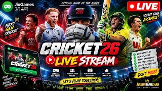 🔴CRICKET 26 IN MOBILE🏏🔥 LIVE STREAM | REVIEW GAMEPLAY IN JIO GAMES🎮 #cricket26mobile screenshot 5
