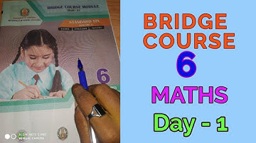 6th MATHS Bridge Course Day #1 Answers | Easy School Maths