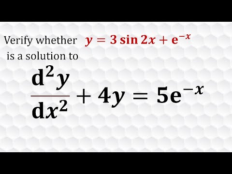 Verifying the solution