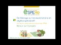 Webinaire de llevage sur les exploitations en vgtal spcialis