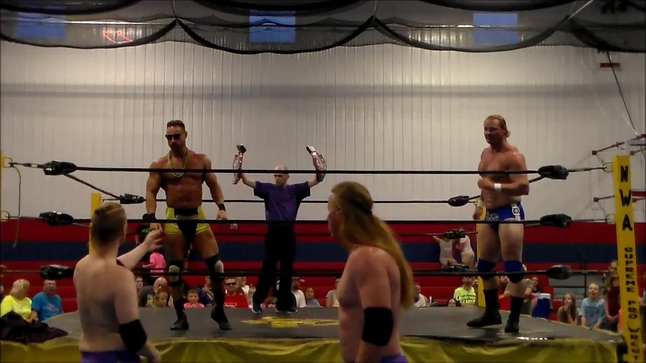 Custom Made vs Rob Conway & Josh Lewis NWA Mid America Tag Title Match NWA Supreme 20th Anniversary