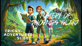 S1:E02 Tricky Adventures | The Mystery of Dinosaurs Island | Adventures Stories for Kids