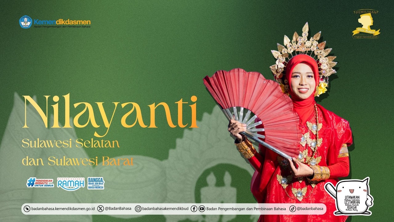 Nilayanti, Duta Bahasa Nasional 2026, Provinsi Sulawesi Selatan dan Barat