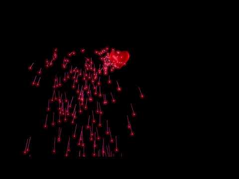 كرومات جاهزة  القلب تصميم شاشة سوداء