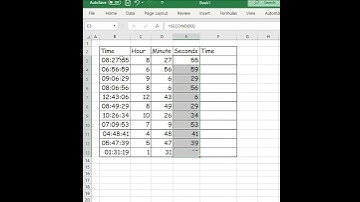 HOUR, MINUTE, SECOND, and TIME Functions in Excel
