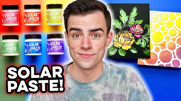 Introducing SOLAR PASTE: A MINDBLOWING Texture Paste For Cardmaking!✨