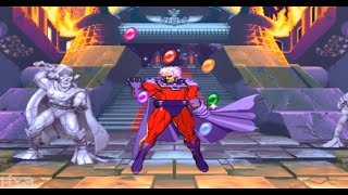 Marvel Super Heroes Arcade Magneto Ending Upscaled