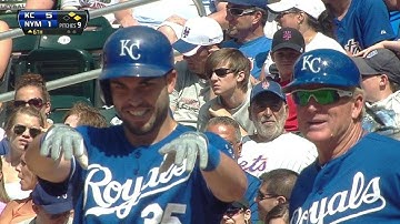 KC@NYM: Hosmer scores Dyson with single in the sixth