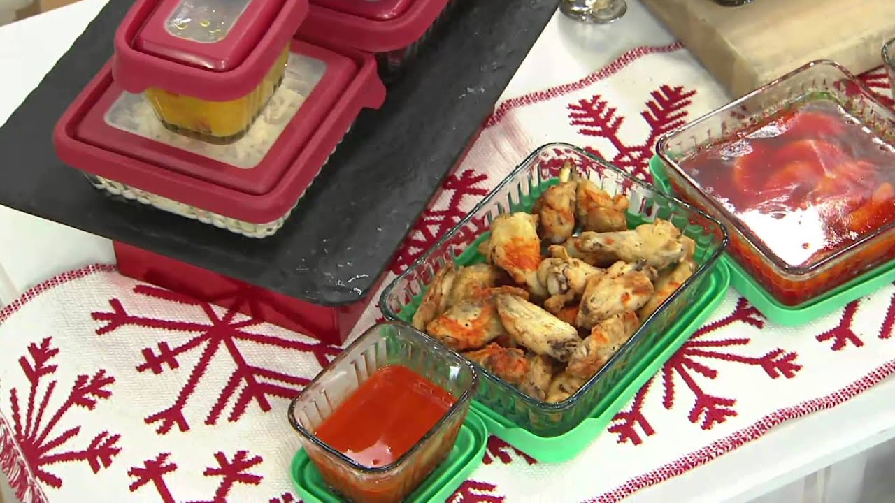 Anchor Hocking 4pc Embossed Glass Storage With True Seal on QVC