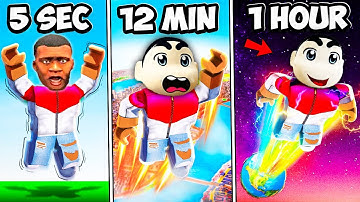 SHINCHAN HIGHEST JUMP WORLD RECORD in ROBLOX JUMP CLICKER with CHOP and FRANKLIN