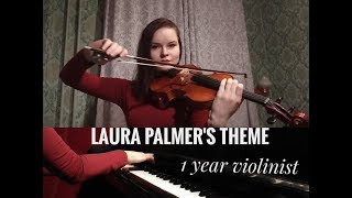 Laura Palmer's theme - Angelo Badalamenti cover | 1 year violinist
