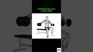 Dumbbell Seated Lateral Raise | #shoulderworkout #fitness