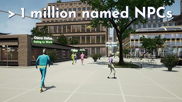 How I Simulate Over a Million Persistent NPCs For My Procedural City