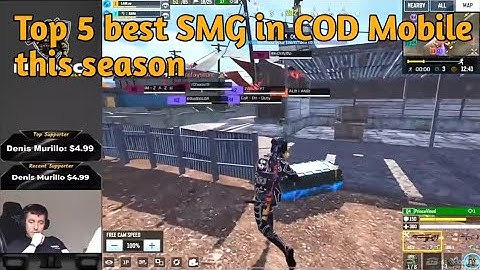Top 5 SMG in COD Mobile This Season by CoD Narco Call of Duty: Mobile