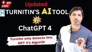 Updated Turnitin&#39;s AI Tool vs ChatGPT 4 II How Turnitin Detects GPT&#39;s AI Score I My Research Support
