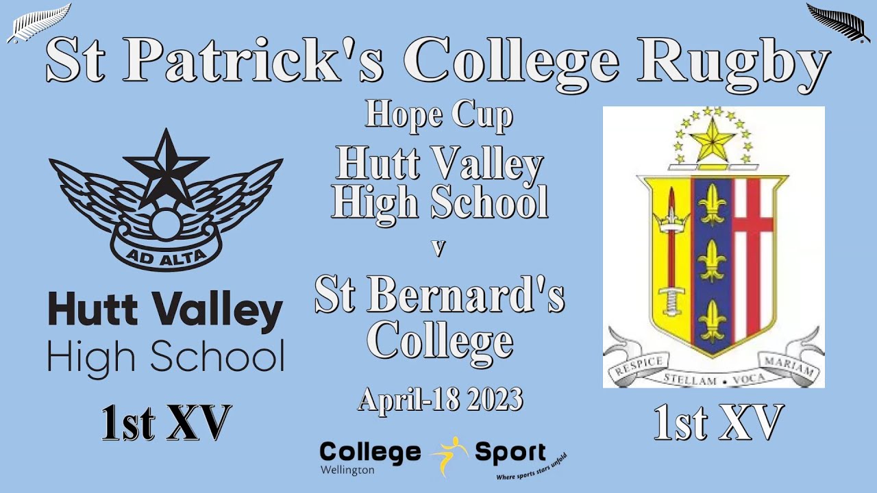 005 1st XV Hutt Valley High School v St Bernard's Hope Cup 180423