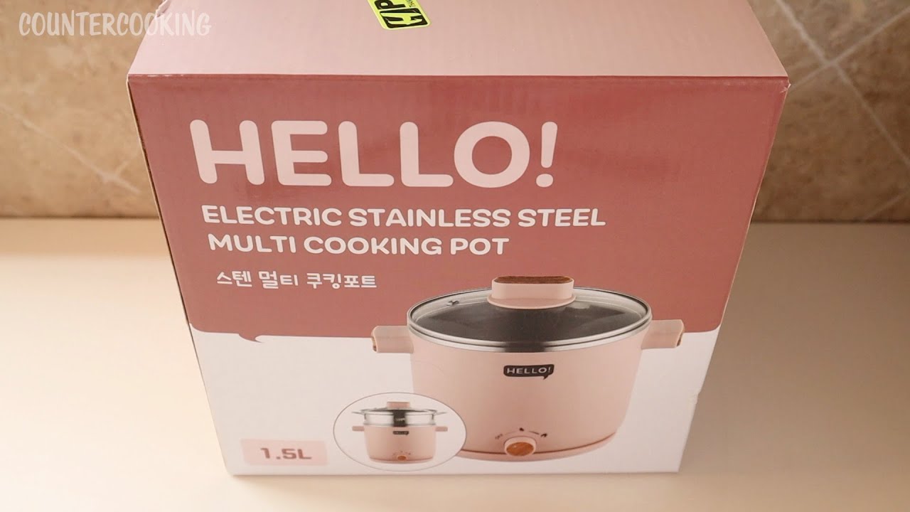 Hello! Electric Stainless Steel Multi Cooking Pot 1.5L Review