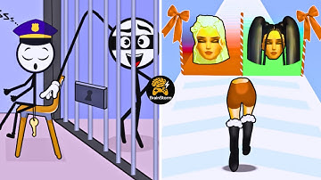 Thief Puzzle Vs Build A Queen – Full Level Gameplay | BrainStorm Android iOS Walkthrough EP-0517