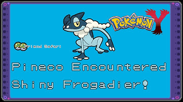 Live! Shiny Frogadier on Pokémon Y in Friend Safari!