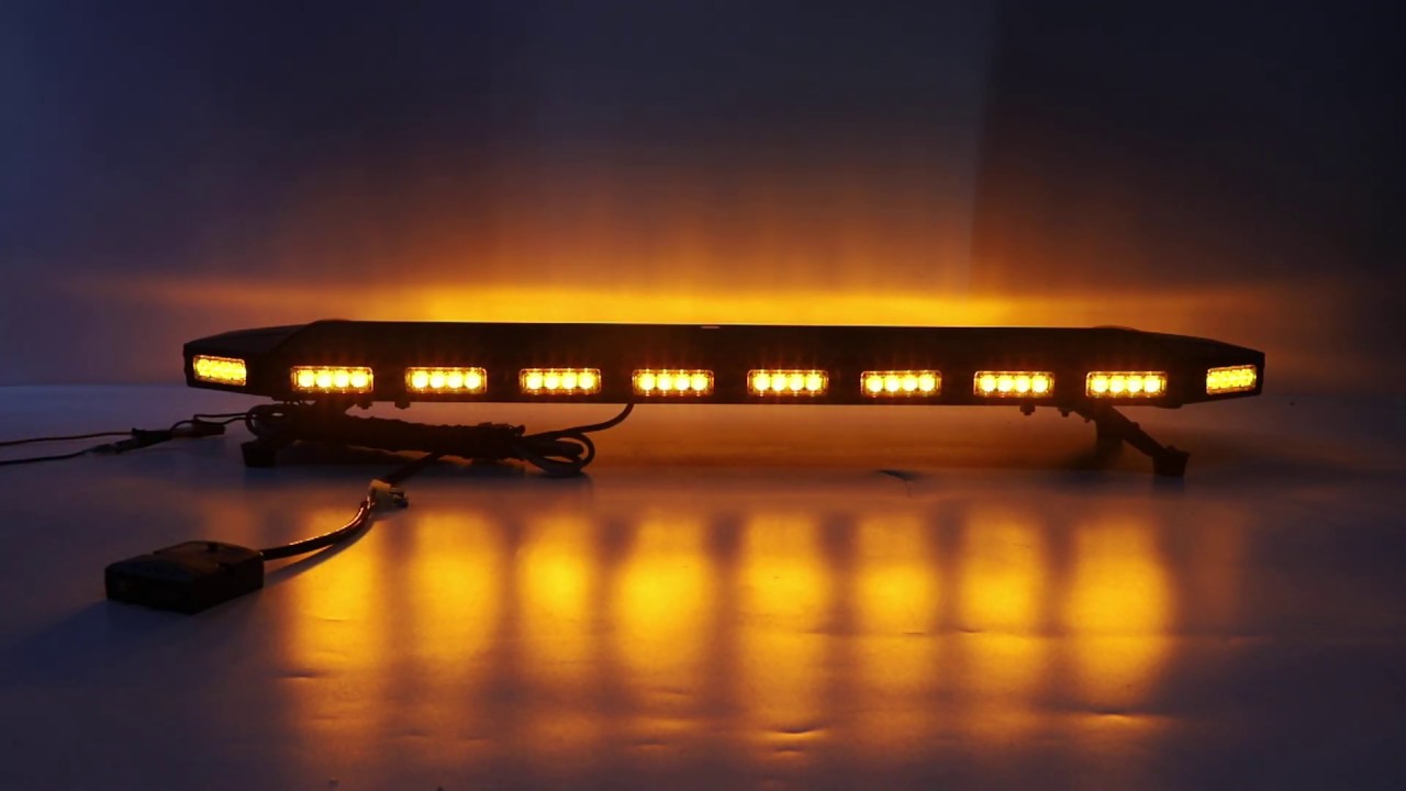 30" 48" 61" LED Emergency Warning Flashing Amber Tow Plow Truck Strobe