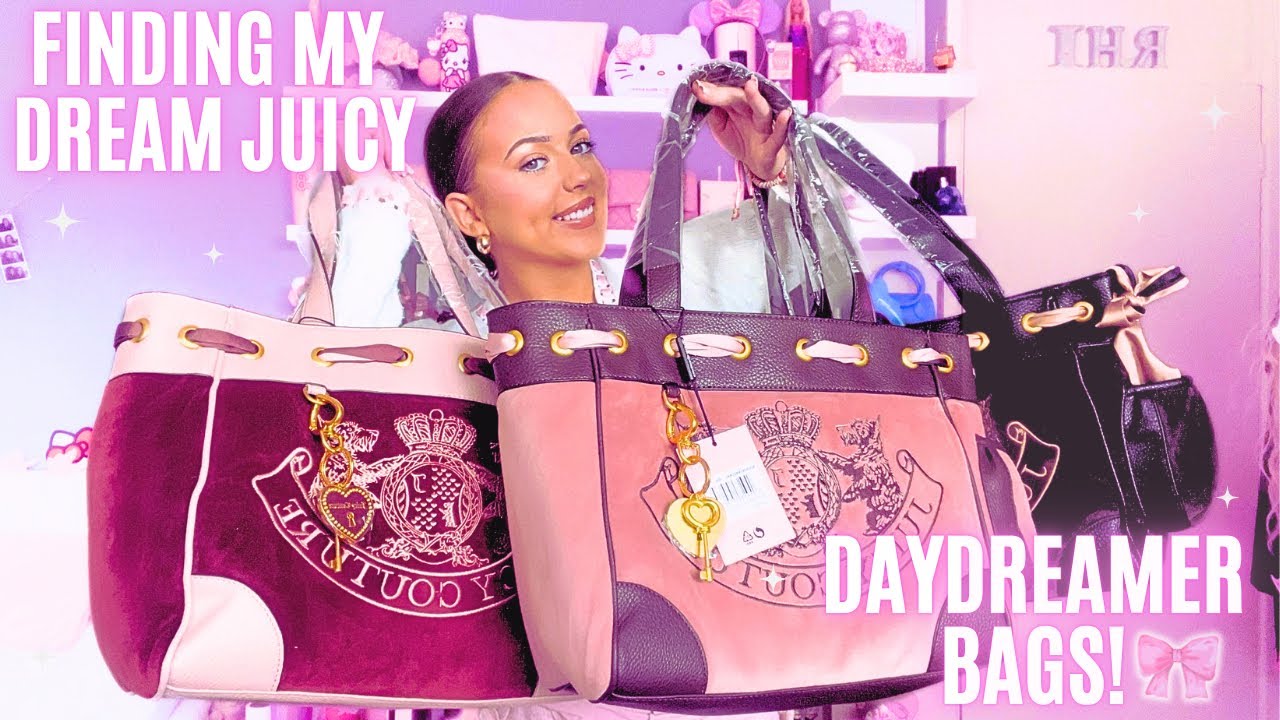 В поисках сумки мечты Juicy Couture DayDreamer и обзор!! 3 цвета!🩷❤️🤎