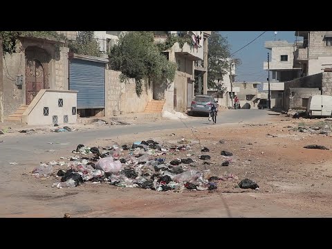 انتشار الأمراض والأوبئة بسبب كثرة النفايات في بلدة قورقانيا بريف إدلب