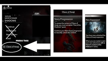 How to ACTIVATE Claws of Awaji DLC (REQUIRED) - Press FROM MAIN MENU - AC Shadows #awaji