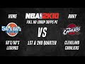 NBA 2K10 Gameplay 50 S 60 S Legends Vs Cleveland Cavaliers 1st 2nd Quarter NBA 2K10 Gameplay 50 S 60 S Legends Vs Cleveland Cavaliers 1st 2nd Quarter